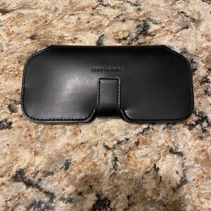 Saint Laurent Black Eyewear Holder with Cleaning Cloth